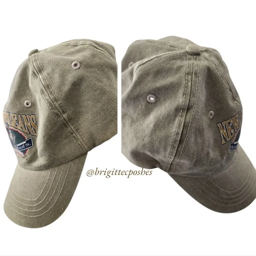 NEW ORLEANS Bourbon St. Royal St. Adult Unisex Ball Cap